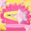 A cute girlish headwear decorated with yellow plush hair clips and pink stars Specification image